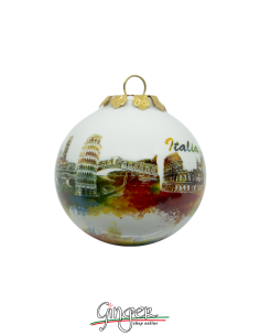 Christmas Ornaments - Flying Paint: Italy - 1.77 or 3.14 in.