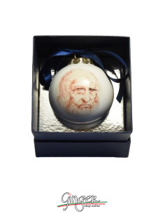 Christmas Ornaments: Leonardo da Vinci 1.77 or 3.14 in.