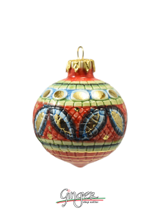 Christmas Ornament from Deruta - RE 2.36 in. or 3.15 in.