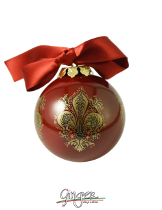 Christmas ornament “A piece of Italy” - RE 3.15 in.