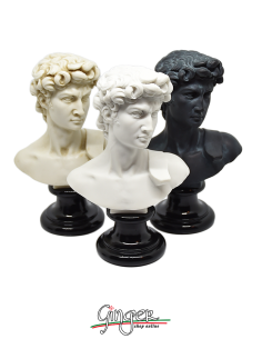 David by Michelangelo - bust 5.9 in. (15 cm) three versions