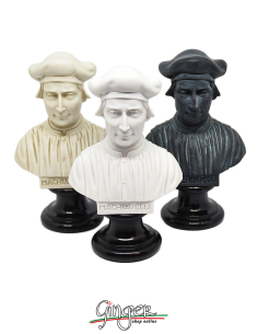 Niccolò Machiavelli - bust 5.9 in. (15 cm) three versions