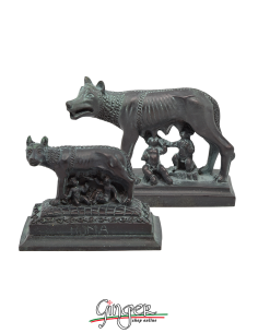 The Capitoline Wolf (Rome) - 3.1 in. (8 cm) or 5.1 in. (13 cm)