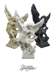 Saint Michael Archangel - 9.0 in. (23 cm) - three...