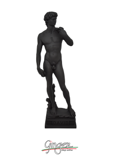 Pop-art collection - Michelangelo's David - 7,8 in. (20 cm) or 11,8 in. (30 cm) - Black