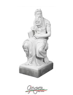 Michelangelo's Moses in Rome - 11.8 in. (30 cm) or 17.3...