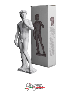 Michelangelo' s David - 5.9 in. (15 cm), 7.8 in. (20 cm) or 9.8 in. (25 cm)