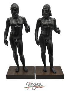 the Riace Bronzes: the Younger and the Old - 32 cm (12,60...