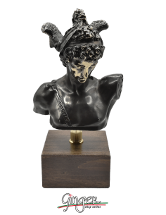 Cellini's Perseus - head with bronze leaf - 11,0 in. (28 cm)