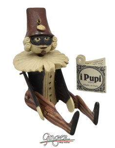 "i Pupi" Italian Masks - height 13 cm (5.12") - Pantalone