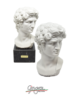 David - the head 6.7 in. (17 cm) or 9.0 in. (23 cm) with...