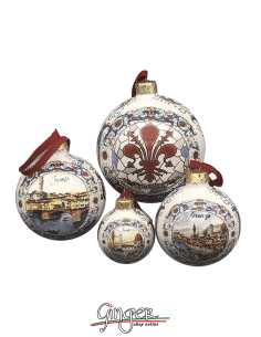 Christmas Ornaments: Florence 1,5" - 2,3" - 3,1" - 3,9"...