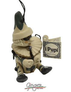 "i Pupi": Italian Masks - 7 cm (2.76") - Brighella