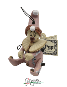 "i Pupi" Italian Masks - height 7 cm (2.76") - Clown