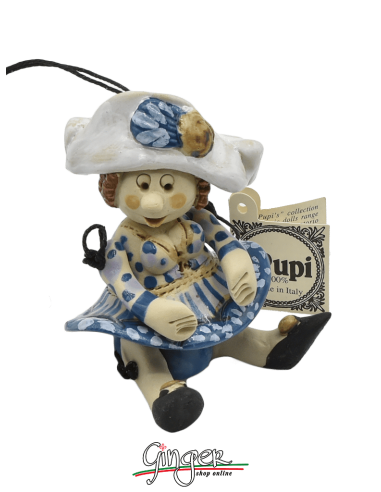 "i Pupi" maschere Italiane - 7 cm - Colombina