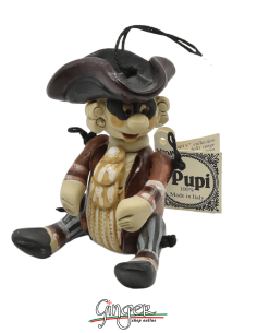 "i Pupi" Italian Masks - height 7 cm (2.76") - Gianduia