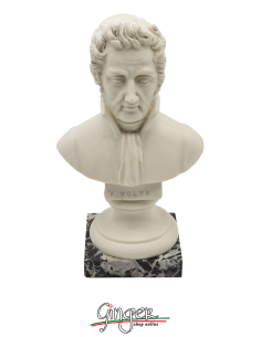 Alessandro Volta - bust 6.7 in. (17 cm)