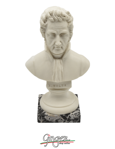 Alessandro Volta - bust 6.7 in. (17 cm)