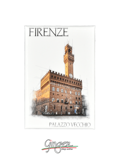 Calamita con monumenti e disegni di Firenze: Palazzo...