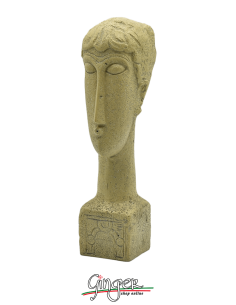 Sculptures by Modigliani: Head - 20 cm (7,87")