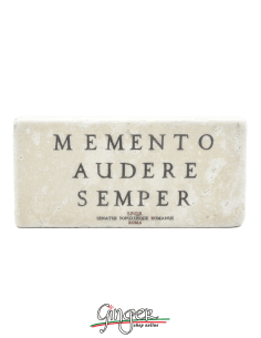 "New" - Magnet in real raw Italian marble - Memento...