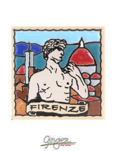 Ceramic magnet - Florence: the David