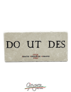 "New" - Magnet in real raw Italian marble - Do ut des (I...