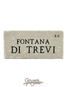 "New" - Magnet in real raw Italian marble - Fontana di...