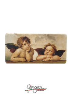 "New" - Magnet in real raw Italian marble - Raphael's...