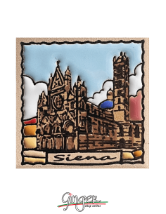 "New" Ceramic magnet - Siena: the Duomo (Cathedral of...