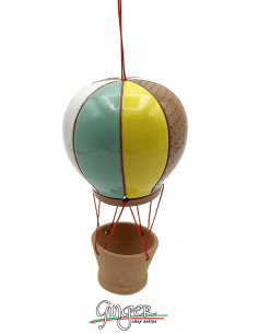 Ceramic Hot Air Balloon - diameter 8 cm (3.15") height 15...