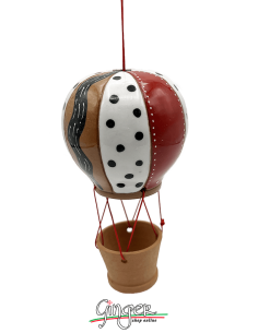 Ceramic Hot Air Balloon - diameter 8 cm (3.15") height 15...