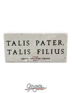 "New" - Magnet in real raw Italian marble - Talis pater,...