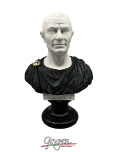 Roman Emperor - Julius Caesar - bust 6.3 in. (16 cm) bicolor