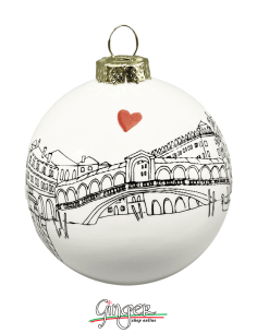 "New" Christmas Ornaments - Cities of Italy: Venice B&W -...