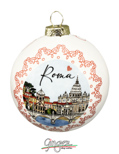 "New" Christmas Ornaments - Cities of Italy: Rome - 80 mm...