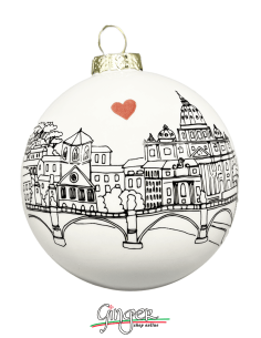 "New" Christmas Ornaments - Cities of Italy: Rome B&W -...