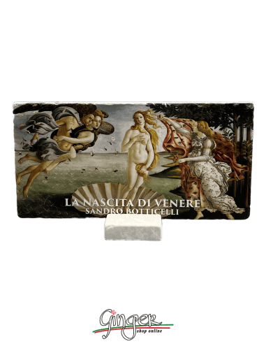 "New" - Carrara Marble Tile with base: the Birth of Venus and the Last Supper