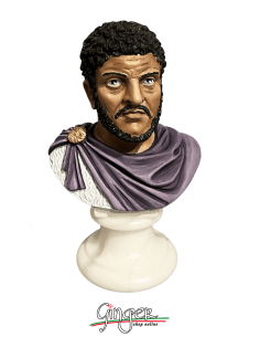 Imperatori Romani - Caracalla - busto 15 cm - dipinto a mano