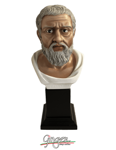 Plato - bust 7,87 in. (20 cm) - hand painted