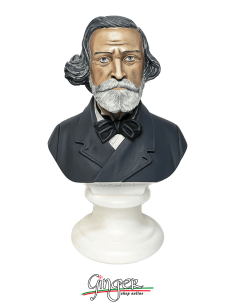 Giuseppe Verdi - busto 15 cm - dipinto a mano