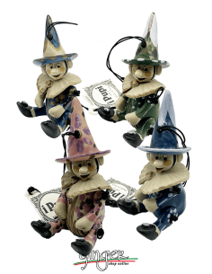 "i Pupi": Italian Masks - 7 cm (2.76") - Pinocchio