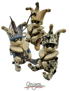 "i Pupi": Italian Masks - 7 cm (2.76") - Jolly