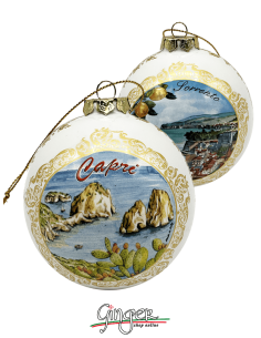 "New" Christmas Ornaments - Capri and Sorrento - 80 mm...