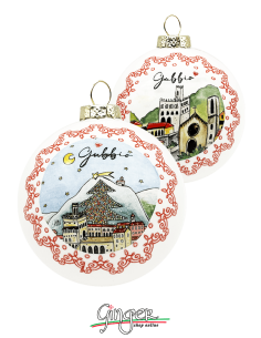 "New" Christmas Ornaments - Cities of Italy: Gubbio - 80...