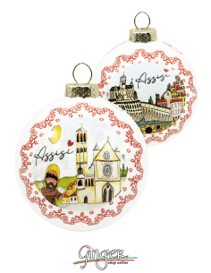 "New" Christmas Ornaments - Cities of Italy: Assisi - 80...