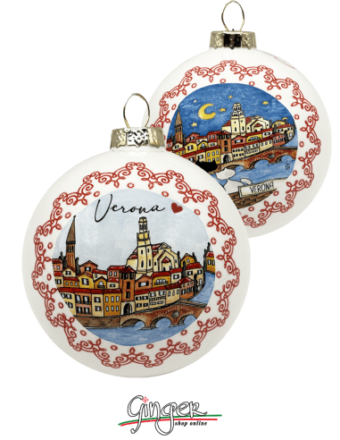 "New" Christmas Ornaments - Cities of Italy: Verona - 80 mm (3.14")