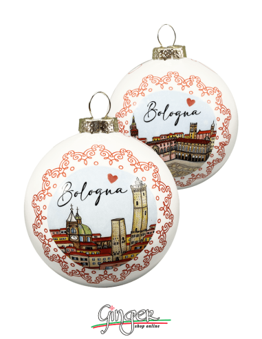 "New" Christmas Ornaments - Cities of Italy: Bologna - 80 mm (3.14")