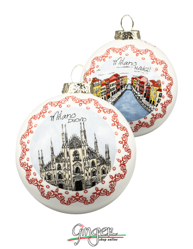 "New" Christmas Ornaments - Cities of Italy: Milan - 80 mm (3.14")