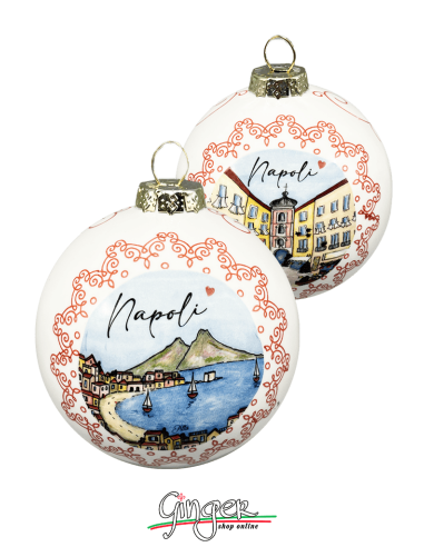 "New" Christmas Ornaments - Cities of Italy: Naples - 80 mm (3.14")